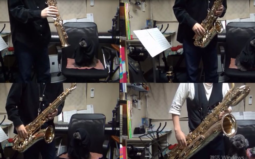 [图]星战主题曲 萨克斯四重奏 'Star Wars Main Title' on Sax Quartet