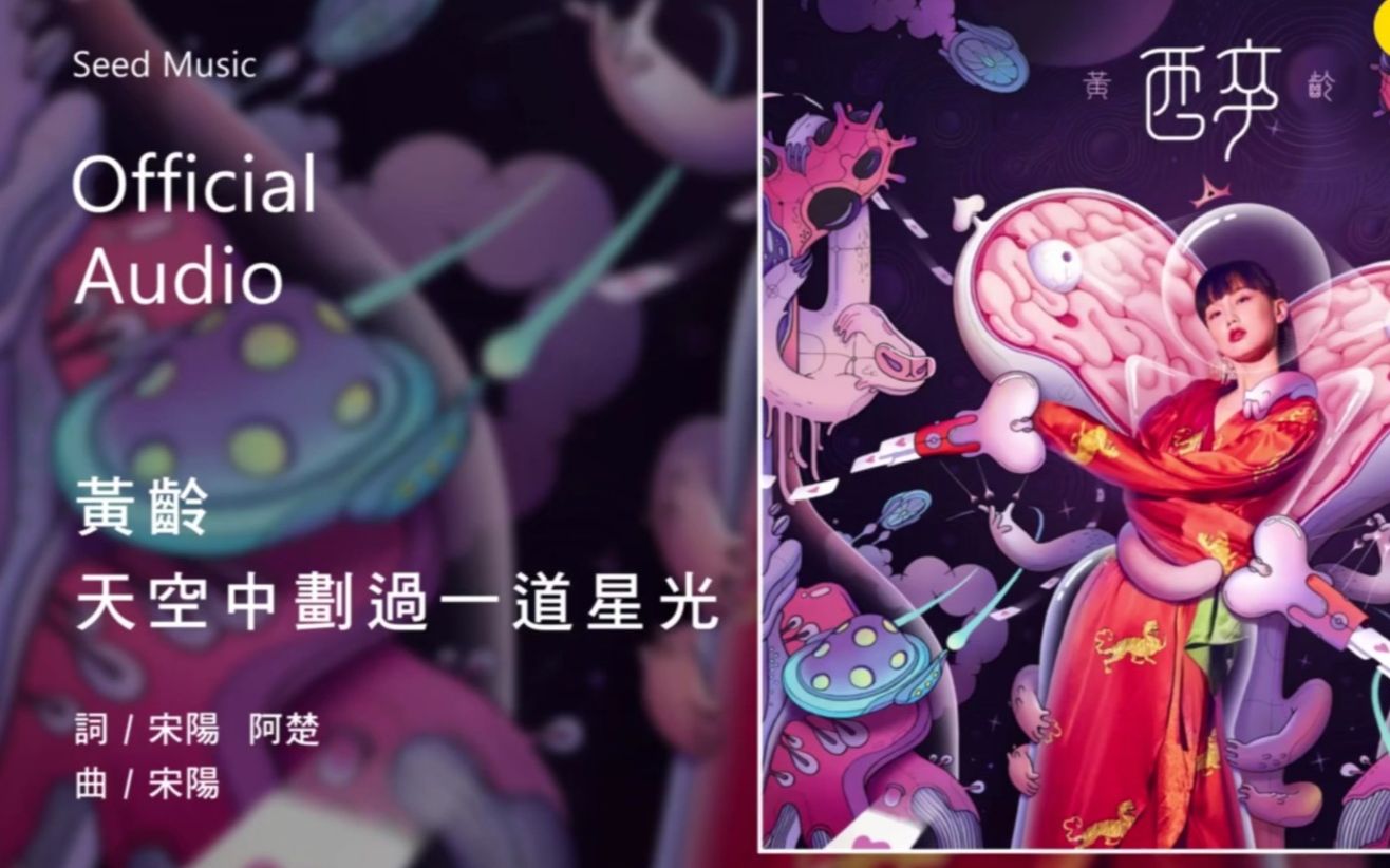 [图]男（女）声：黄龄（降调性转对唱） 【天空中划过一道星光】