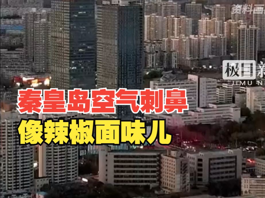 市民反映秦皇岛空气刺鼻,像辣椒面味儿,当地环保局:已到现场调查,建议市民减少外出哔哩哔哩bilibili