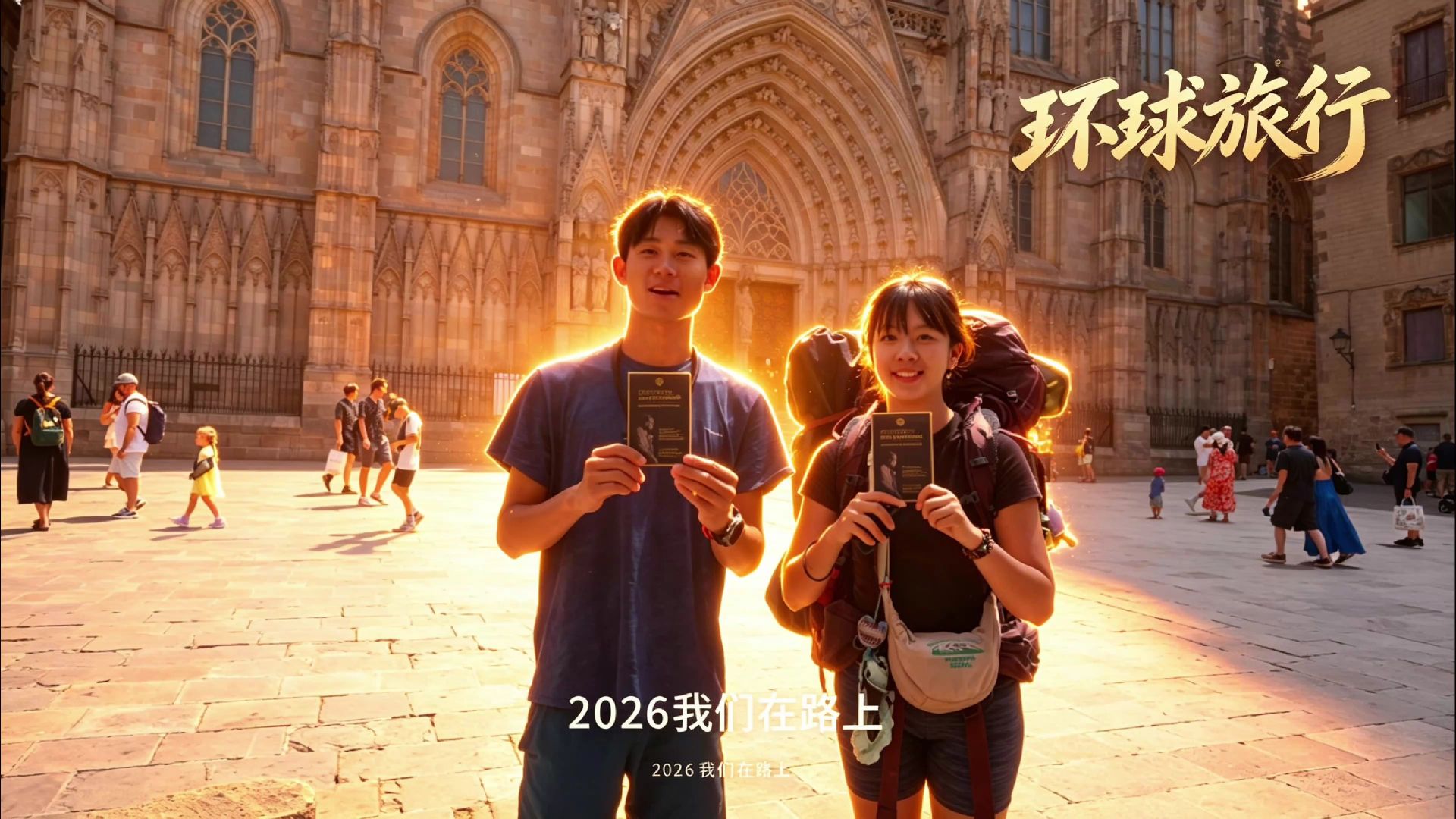 一个人走了8年，从单枪匹马到双人同行，环球旅行我们出发了！