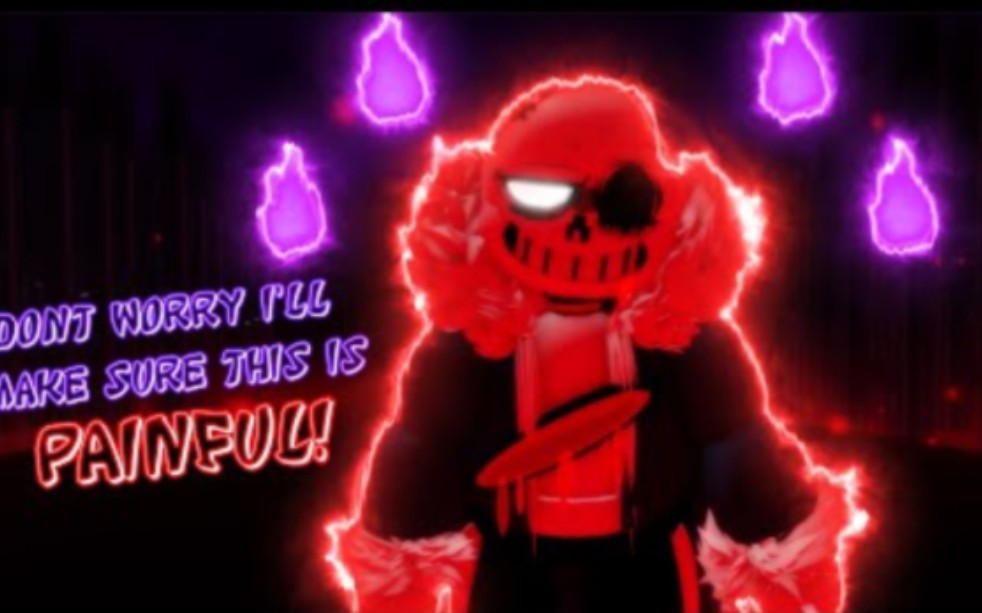 [图][UTJD] Roblox undertale Infected sans(感染者) 技能示範