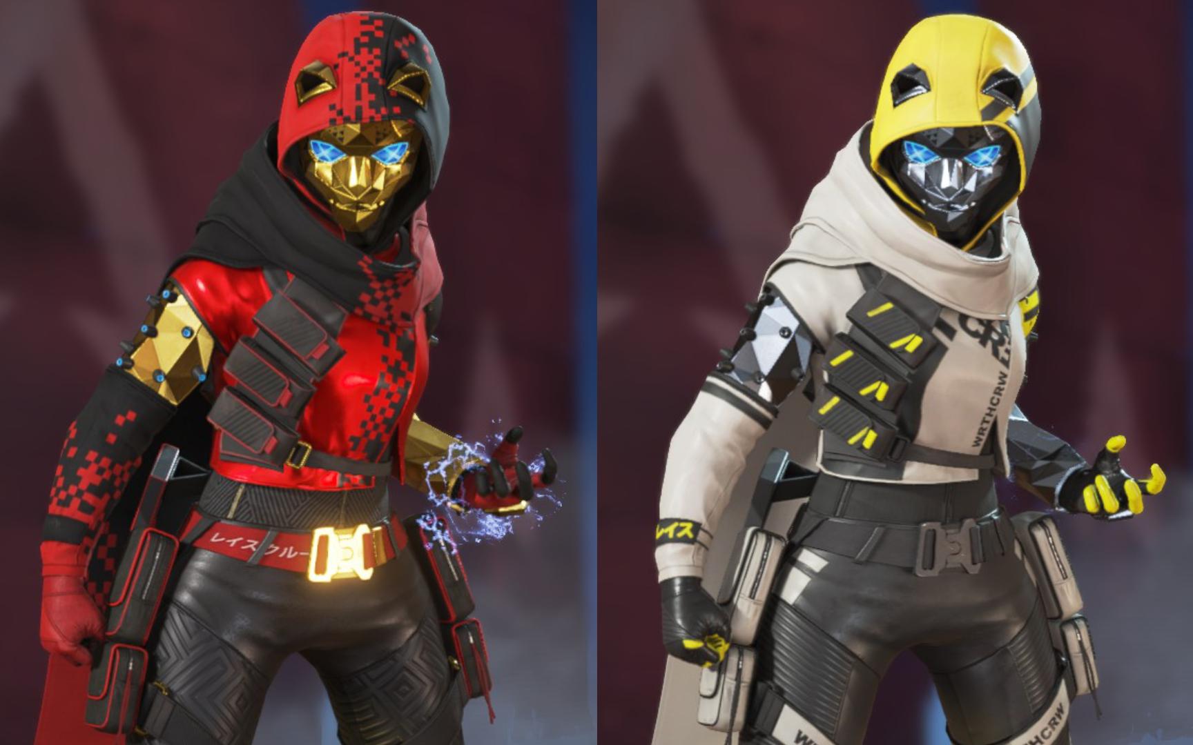 apex英雄 恶灵红黄猫猫头 恶妇&虚空猎兽对比