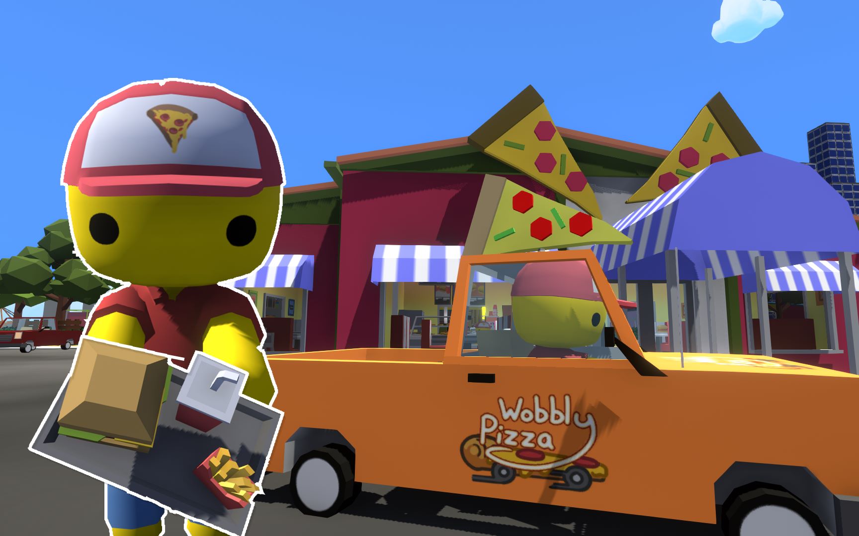 欢乐小镇 到披萨店送外卖工资还挺高 就是老板有点抠门不管饭_哔哩