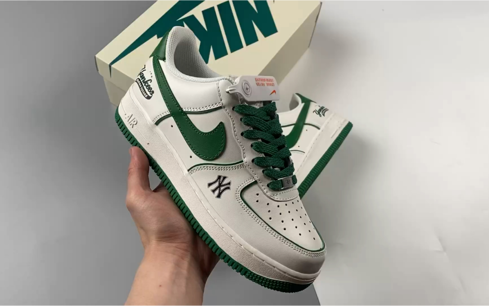 nike air force 1 07 low "mlb联名绿满天星"视频实拍