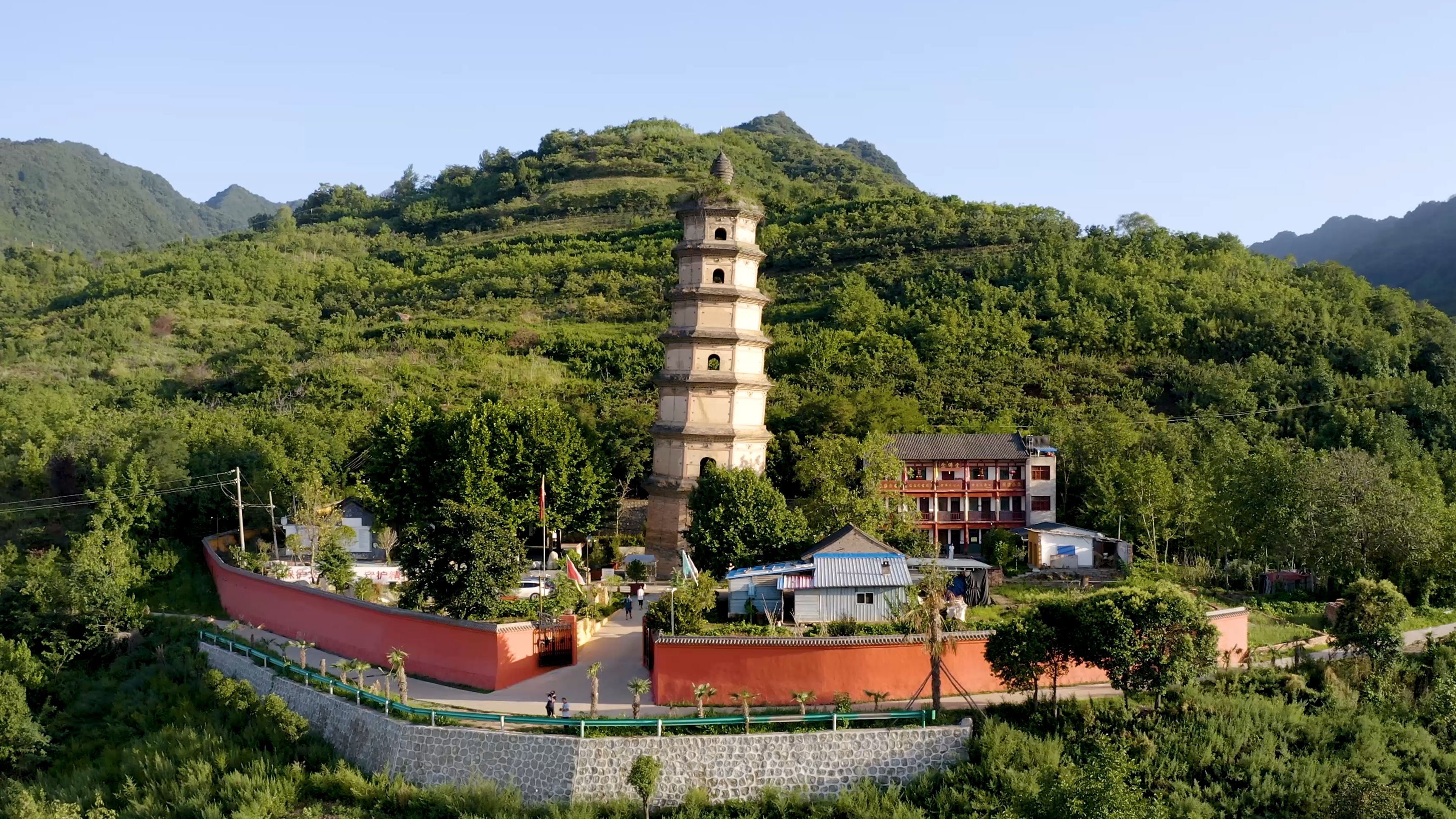 西安终南山寺庙图片