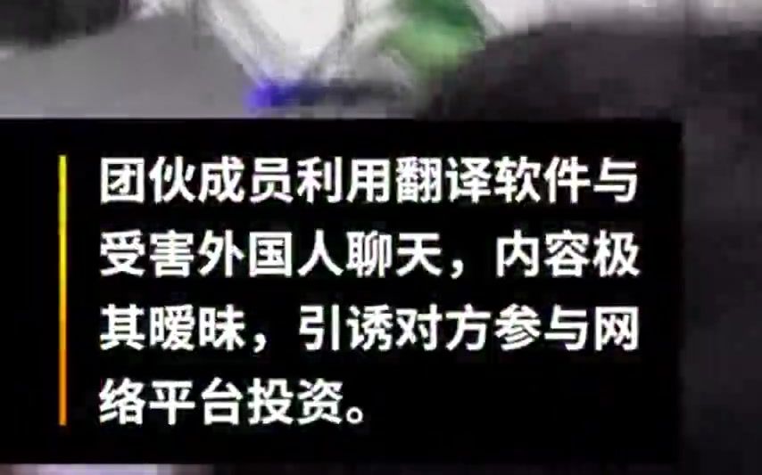 有翻译软件就能聊,“杀猪盘”盯上外国大龄单身青年哔哩哔哩bilibili