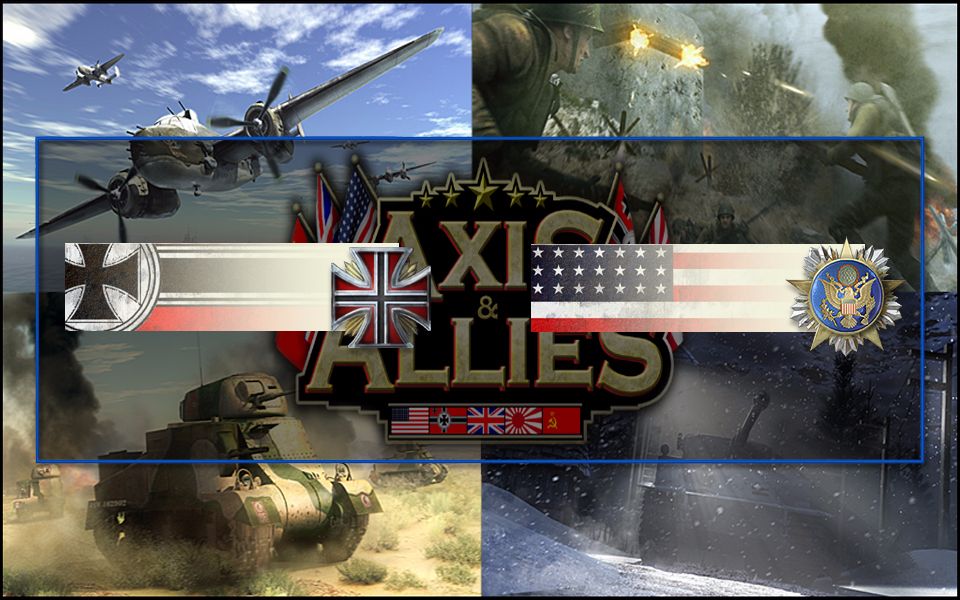 轴心国与同盟国 原版 玩家联机1 德国 vs 美国_哔哩哔哩 (゜-゜)つロ