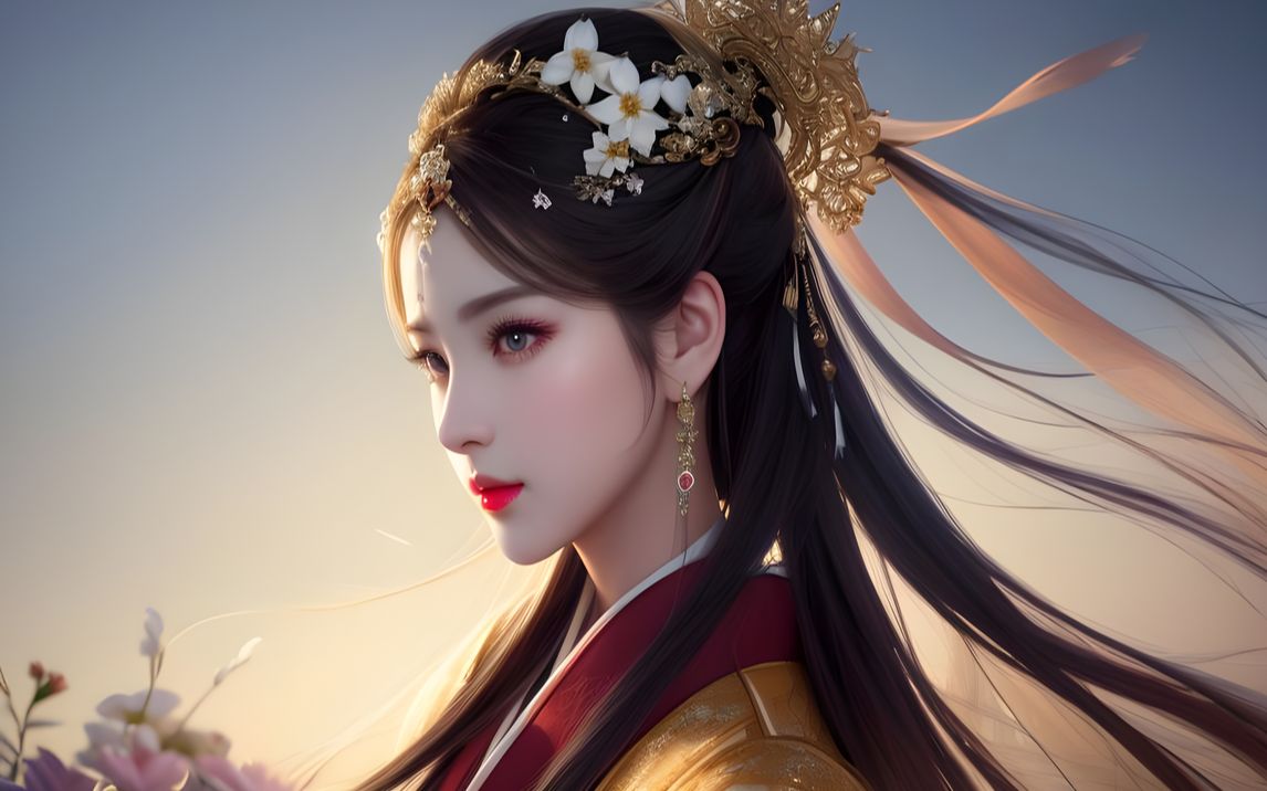 ai绘图;【4k高清】汉服美人,一见倾城!