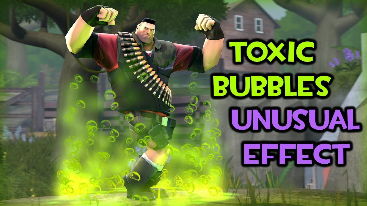 tf2 - toxic bubbles unusual taunt effect (jungle update)