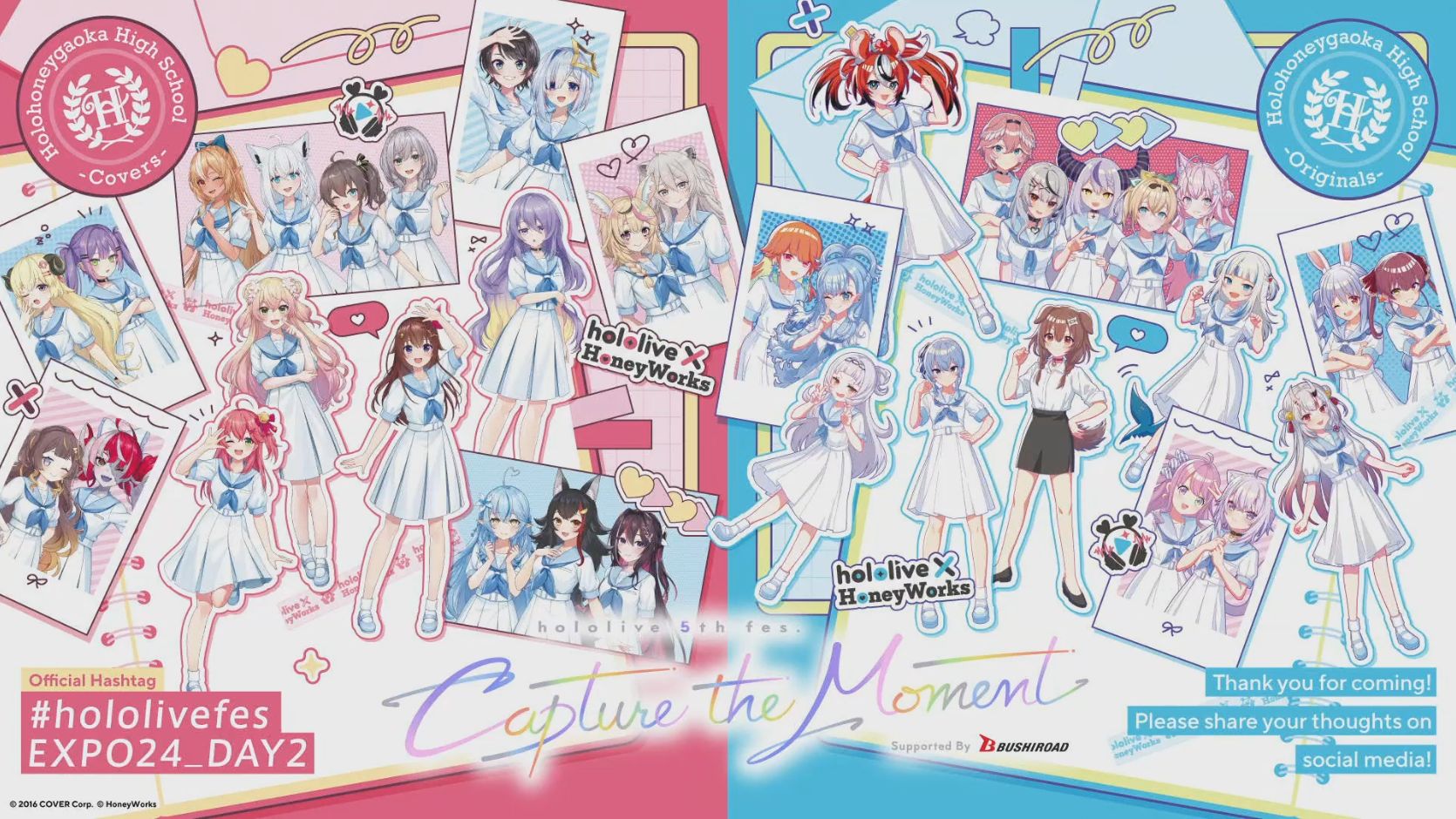 capture the moment supported by bushiroad.honeyworks stage.day2