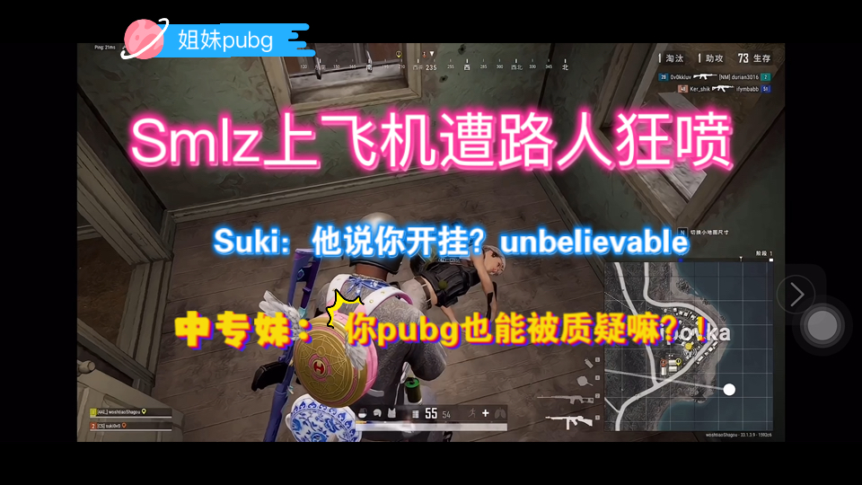 【Smlz】上飞机遭路人狂喷?狗老师pubg最冤枉的一集网络游戏热门视频