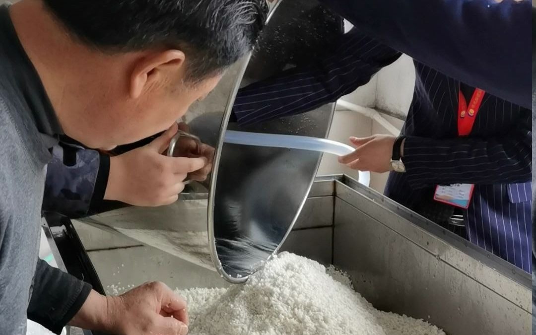 酿酒设备大师兄用摊凉床煮粮食