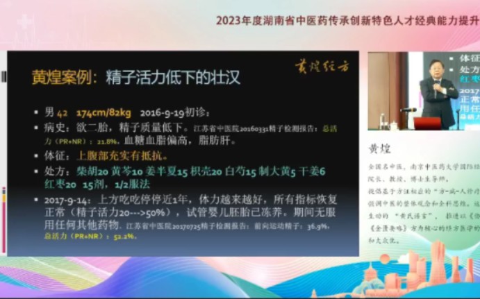 2023年12月黄煌教授在湖南讲座07哔哩哔哩bilibili