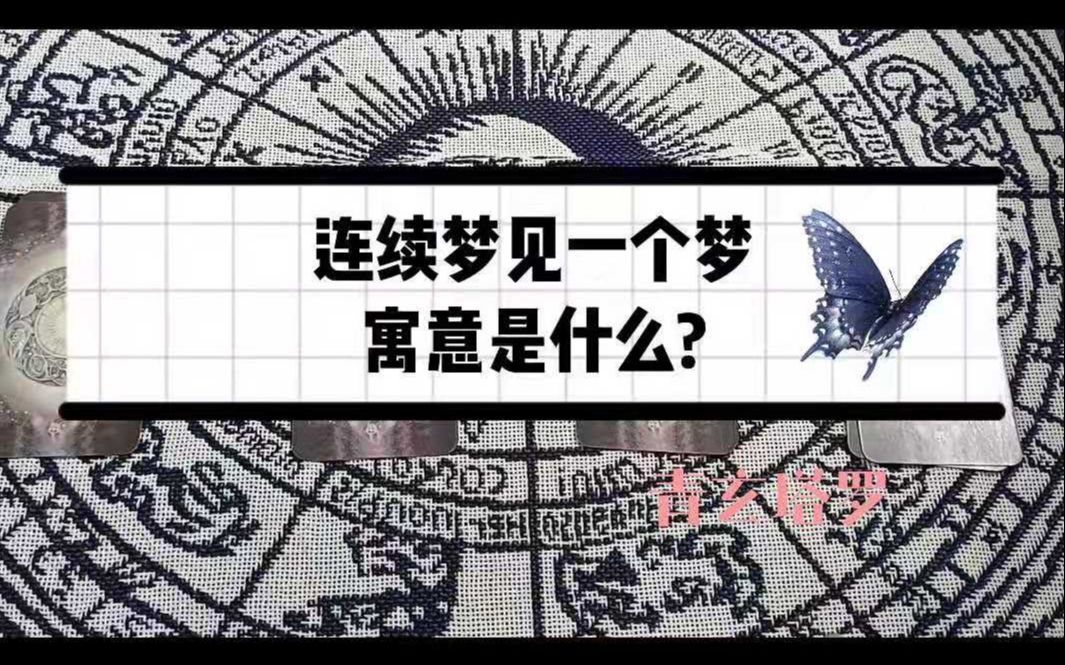 *塔罗占卜*连续梦境一个梦,一系列梦,寓意是什么?哔哩哔哩bilibili