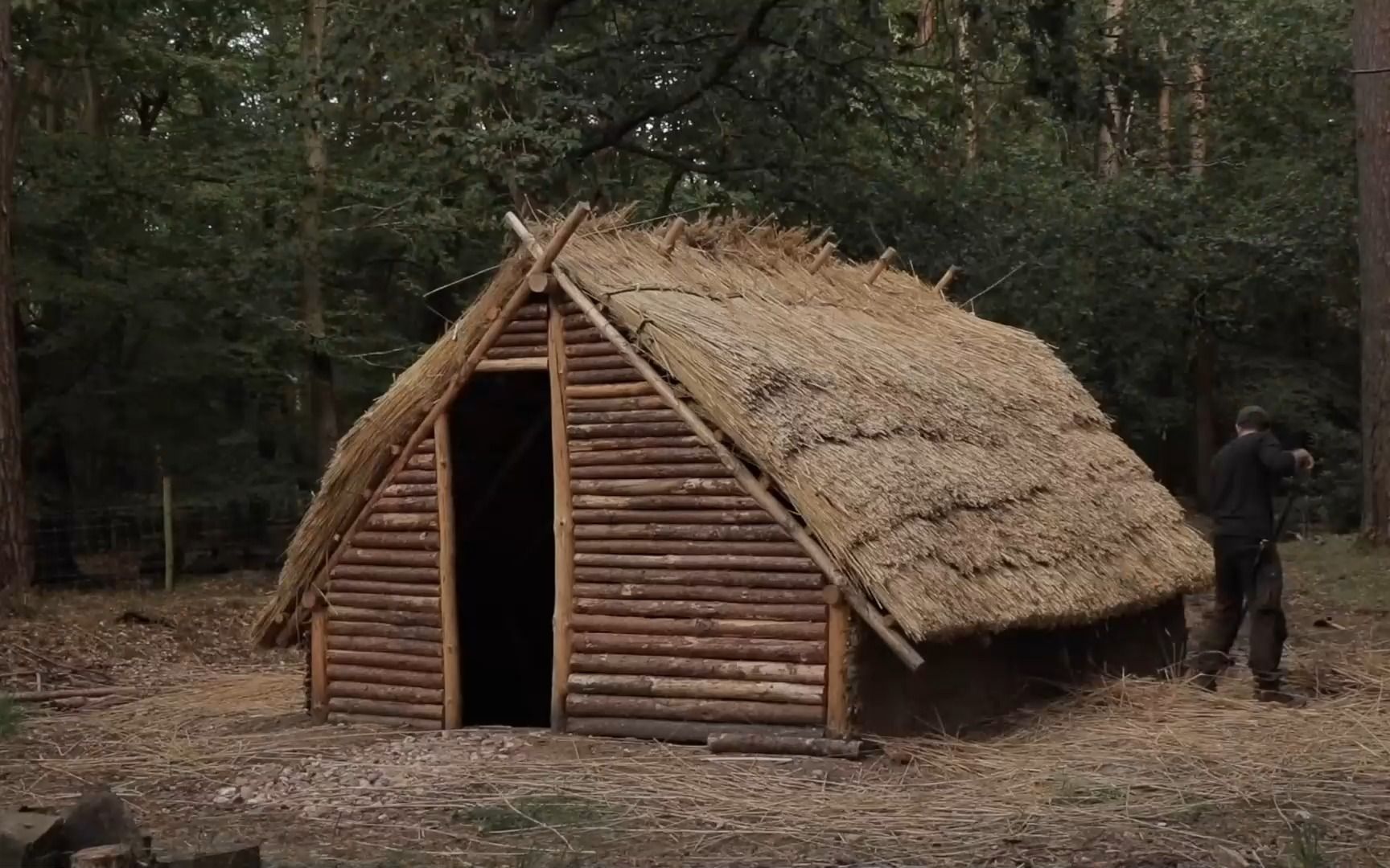 (野外建筑)建造一个中世纪的房子10天布什克拉夫特收容所建造