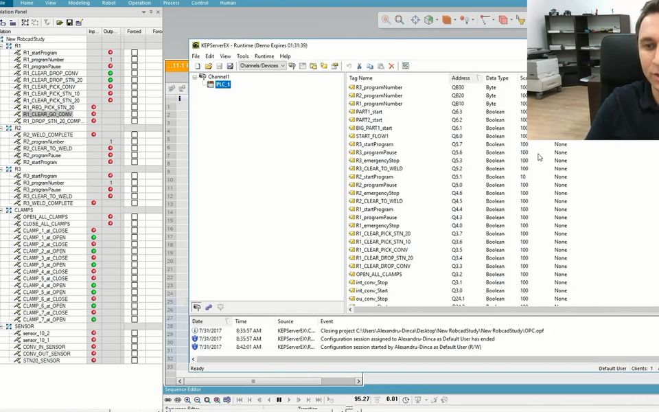 Process Simulate Virtual Commissioning/plc、hmi与ps产线虚拟调试哔哩哔哩bilibili