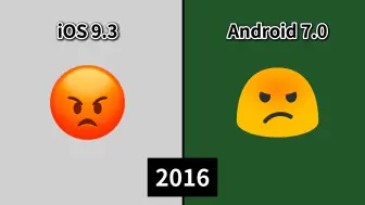 Скачать видео: Android与iOS【怒火中烧】emoji表情版本对比