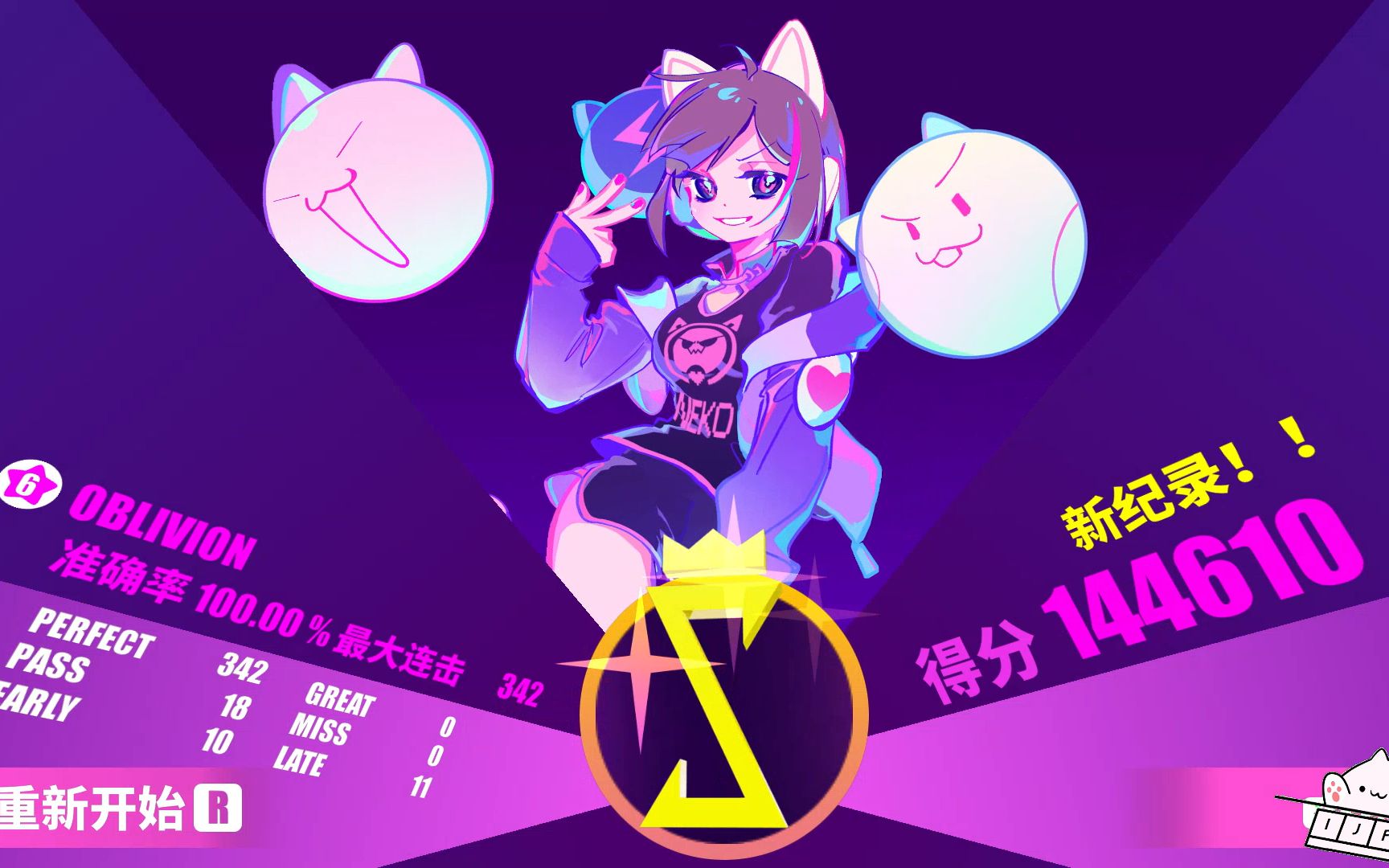 初见金s《oblivion》(6星)【muse dash】