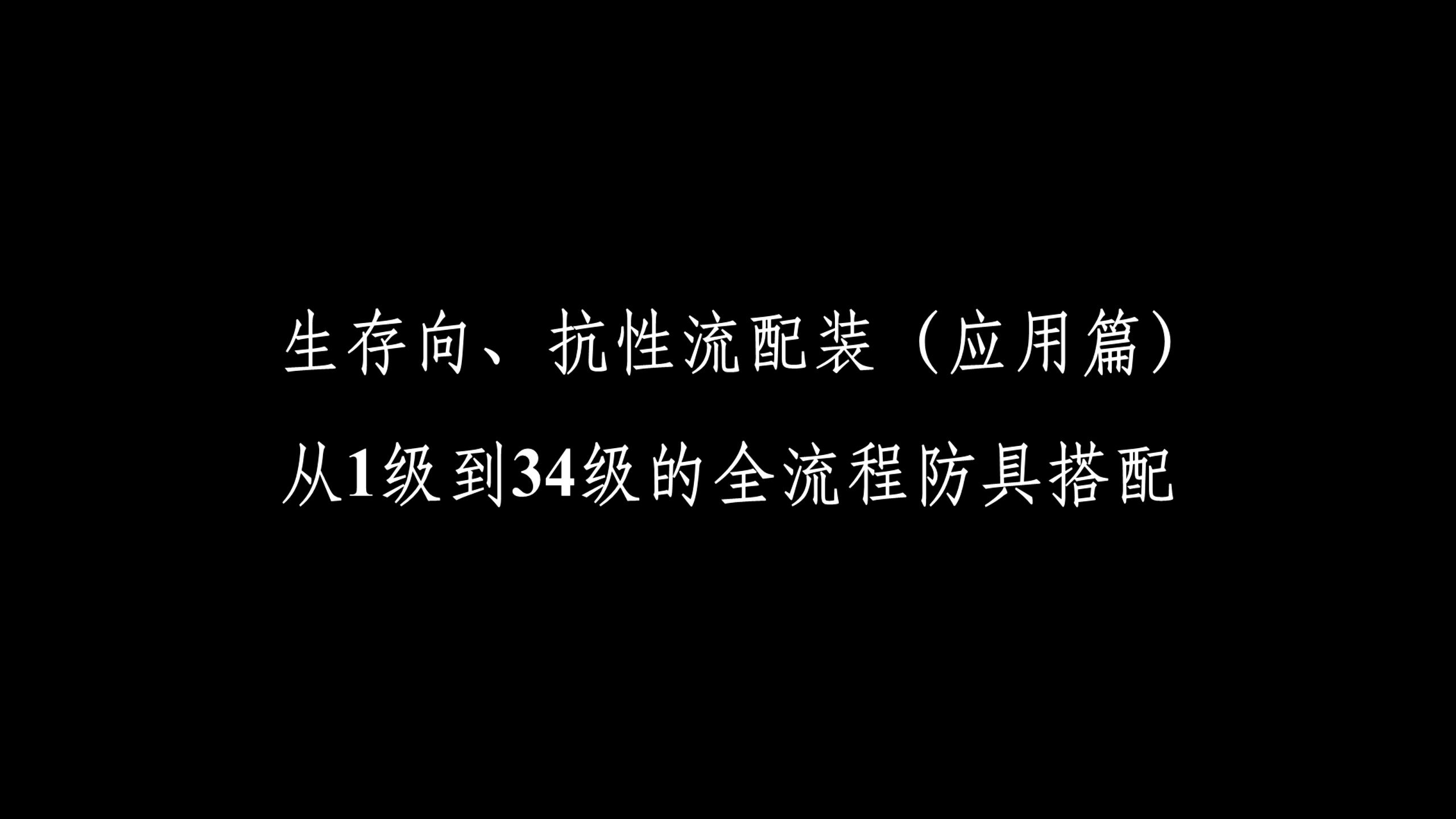 [图]《巫师3》从1级到34级的全流程防具搭配——生存向、抗性流配装（应用篇）