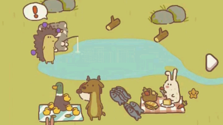 活动作品杨福晋动物餐厅解锁野餐鸭子和兔子