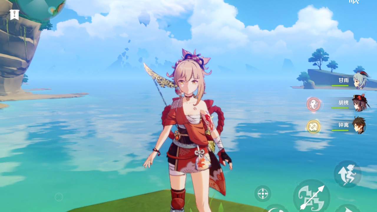 宵宫收弓动作哦(每次都不一样呢)