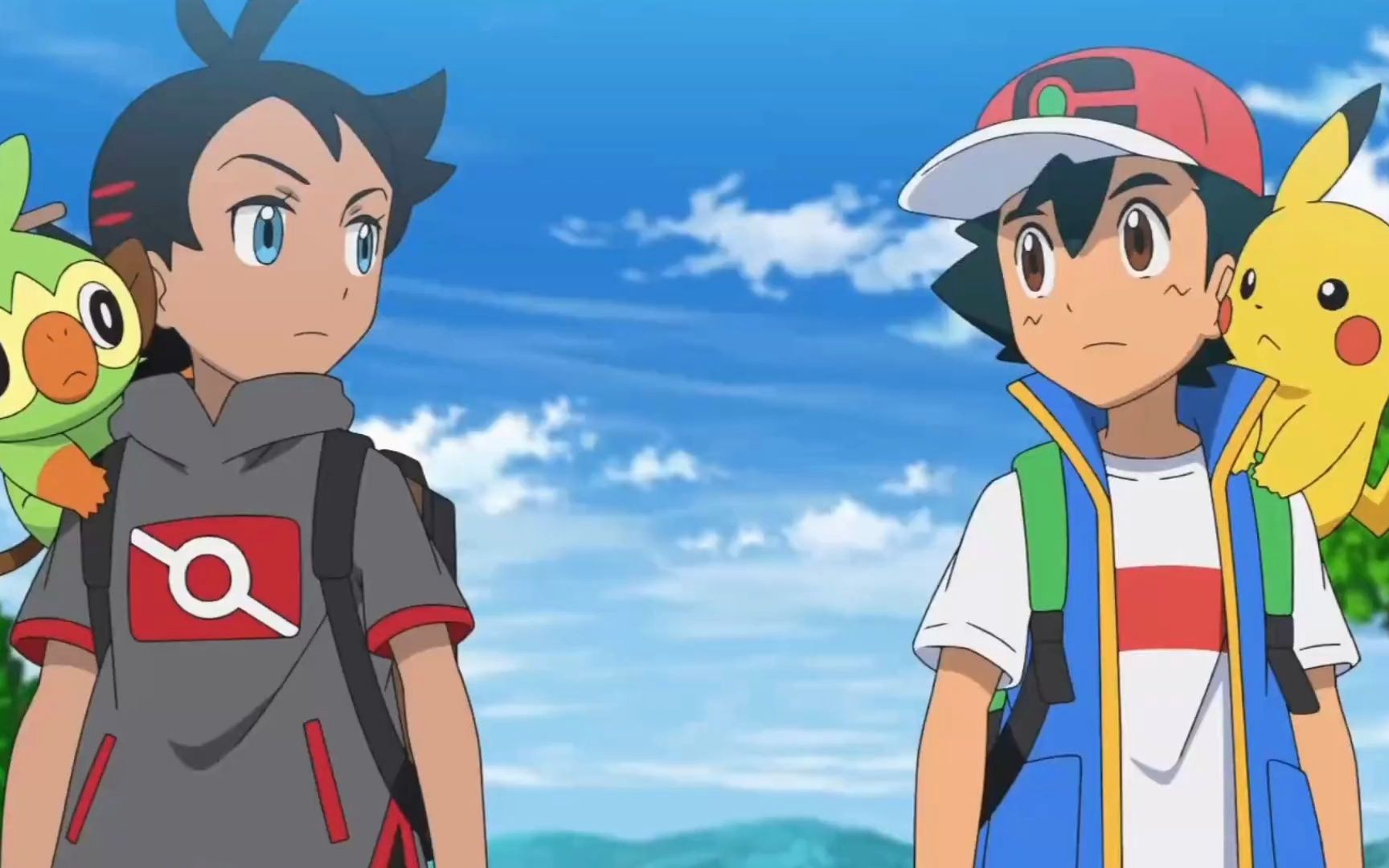 宝可梦新无印136集 小豪终于走了,小智再次与巴大蝶相遇!