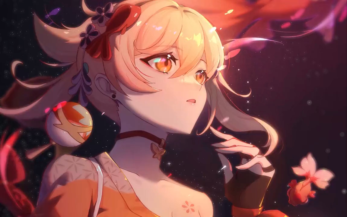 送你一张宵宫动态壁纸