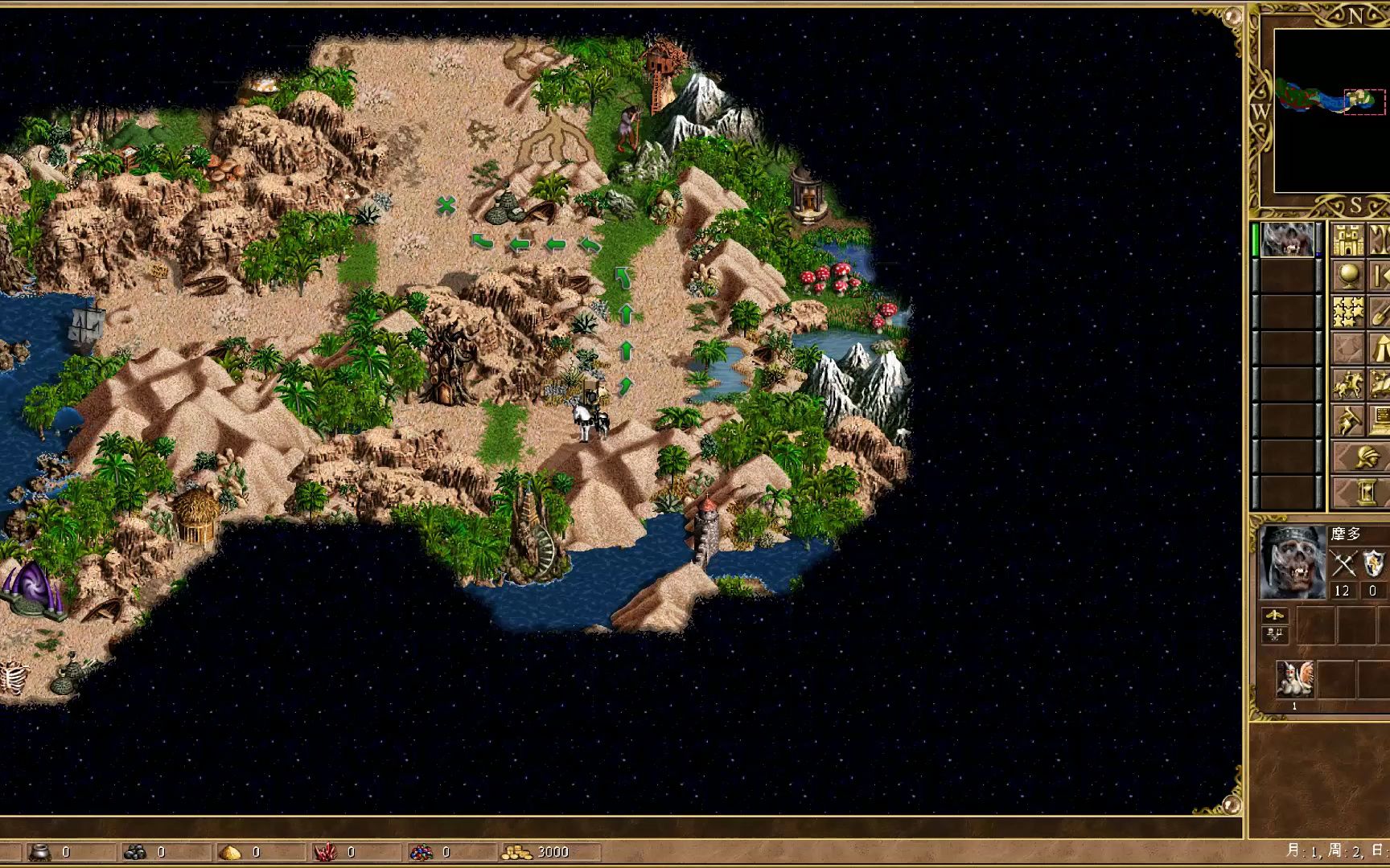 英雄无敌3 hota rpg 地图 finding leena ii (1)