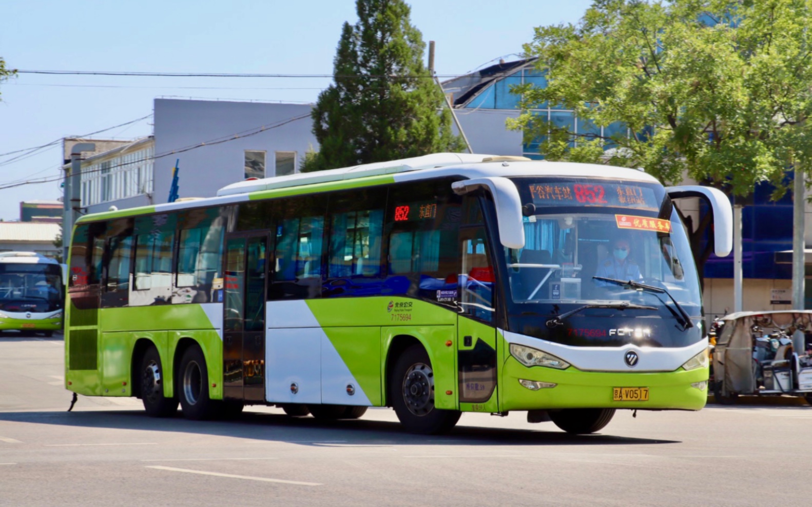 京平一线·三轴疾驰|北京公交客七852路 东直门枢纽站→平谷汽车站
