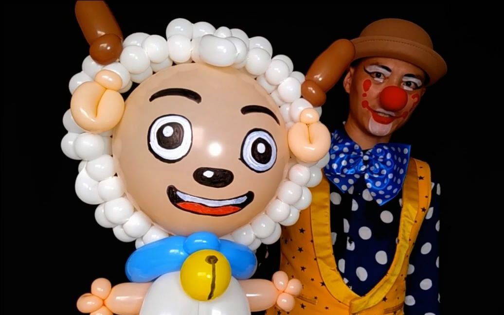 用气球能把喜羊羊做得如此像真的把我震惊了_哔哩哔哩 (゜-゜)つロ