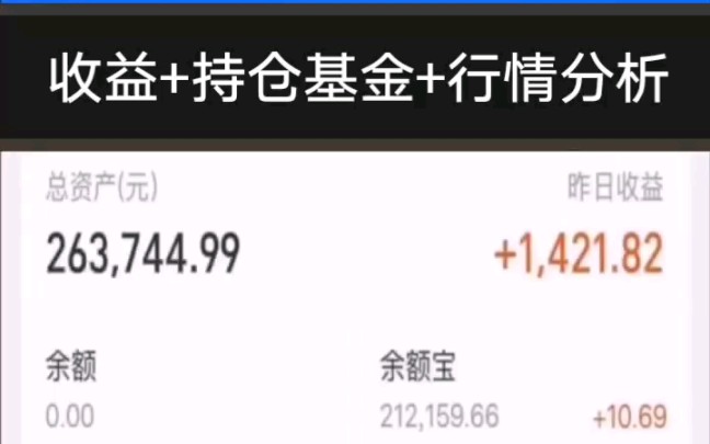 老牛4.7号和8号基金收益+持仓+自选基金分享.哔哩哔哩bilibili