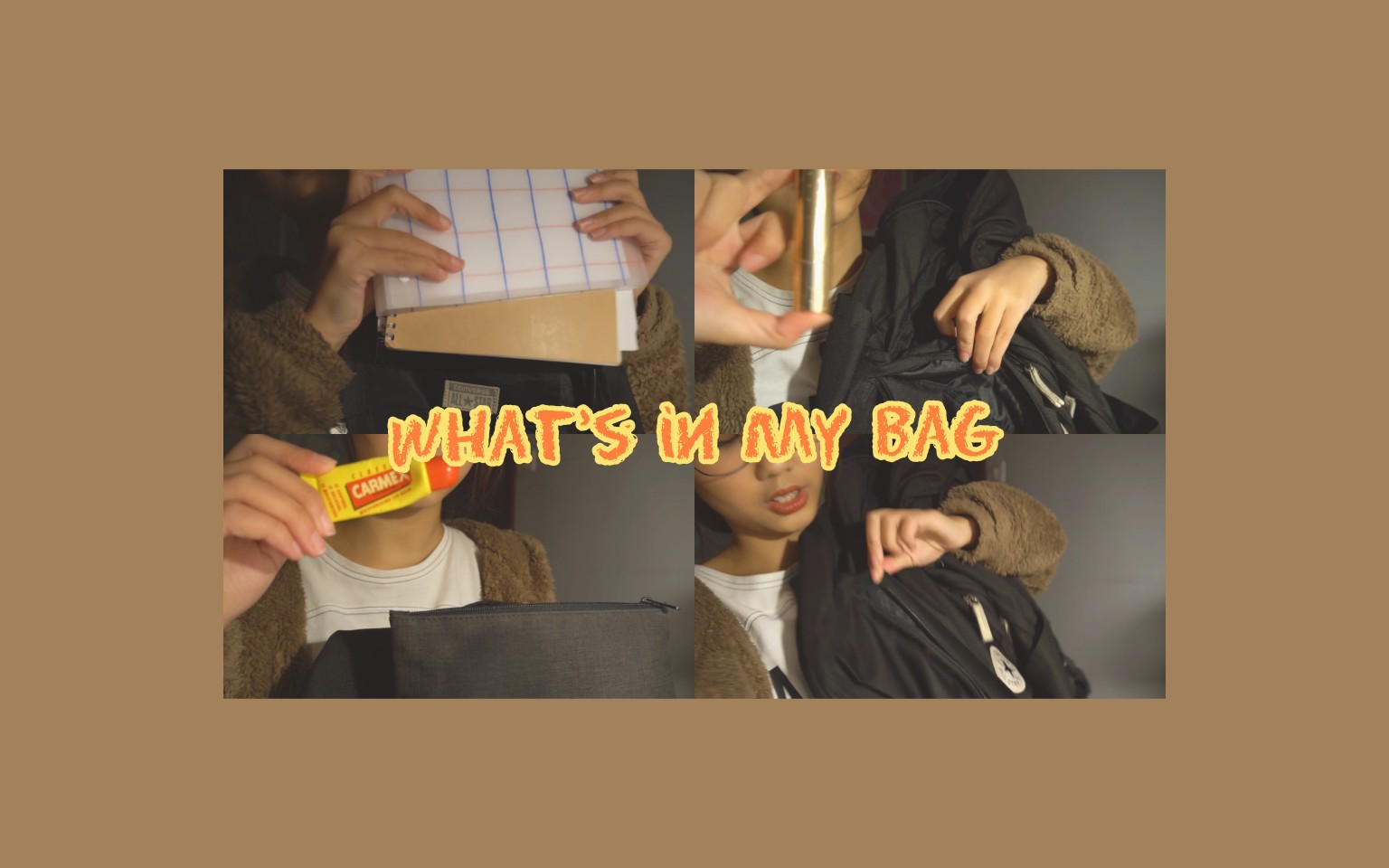 WHAT'S IN MY BAG我的书包里有什么/高中生平平无奇的书包哔哩哔哩bilibili