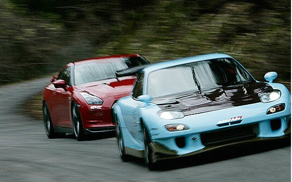 山路对决土屋圭市vs谷口信辉gtrs2000rx7雨宫