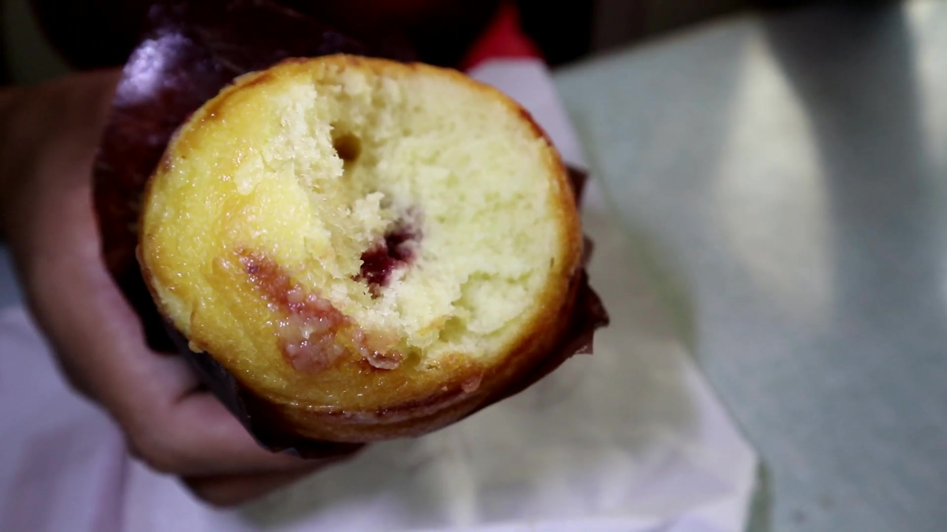 试吃汉堡王16块的蓝莓麦芬