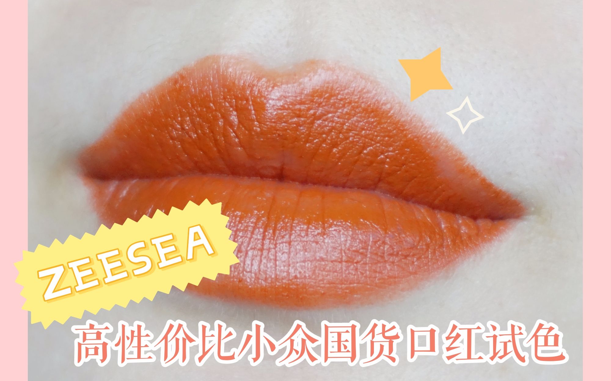 【Kiara】高性价比小众国货口红ZEESEA试色哔哩哔哩bilibili