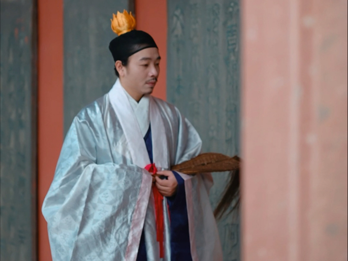 明制汉服-道袍披风