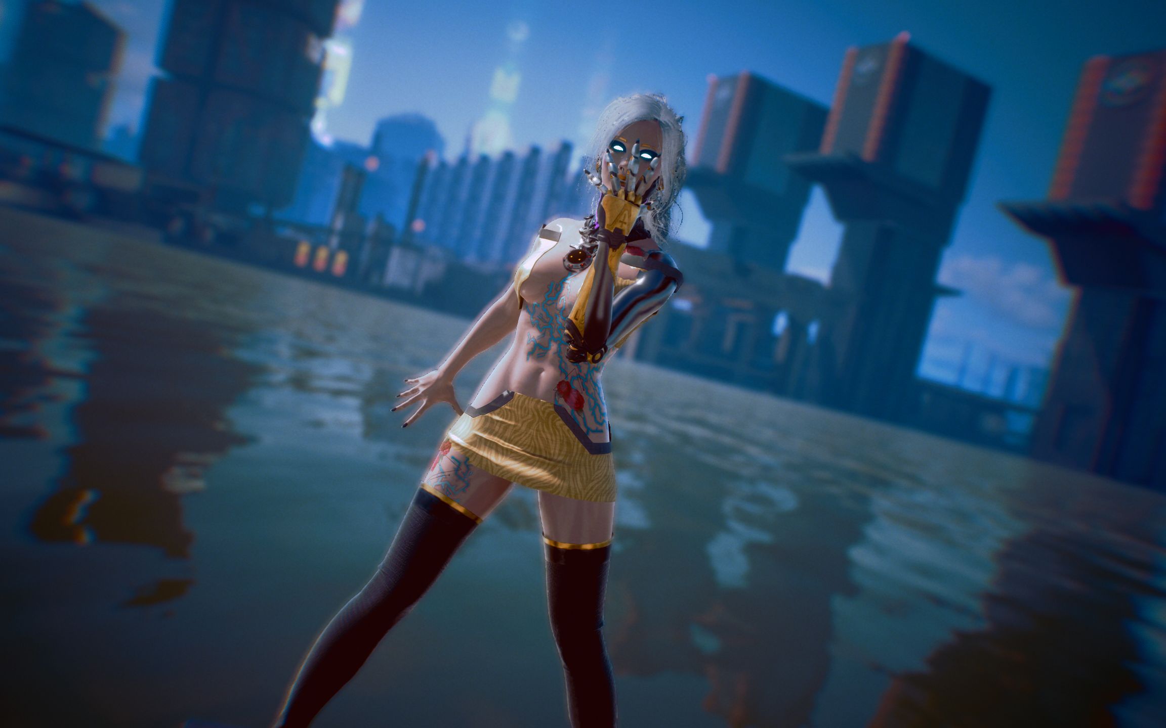 《赛博朋克2077》高多边形身体mod 更平滑的身体,更逼真的细节