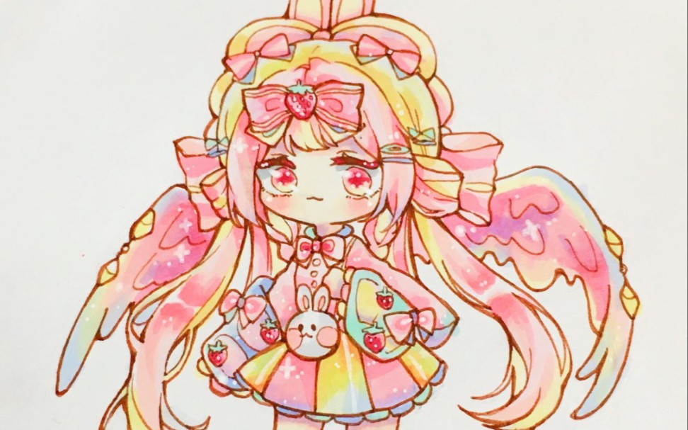 【妖妖凛】画一个超级可爱的稿子!