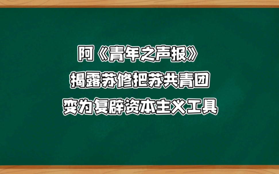 【旧文新看】苏联后期青年的思想状况哔哩哔哩bilibili