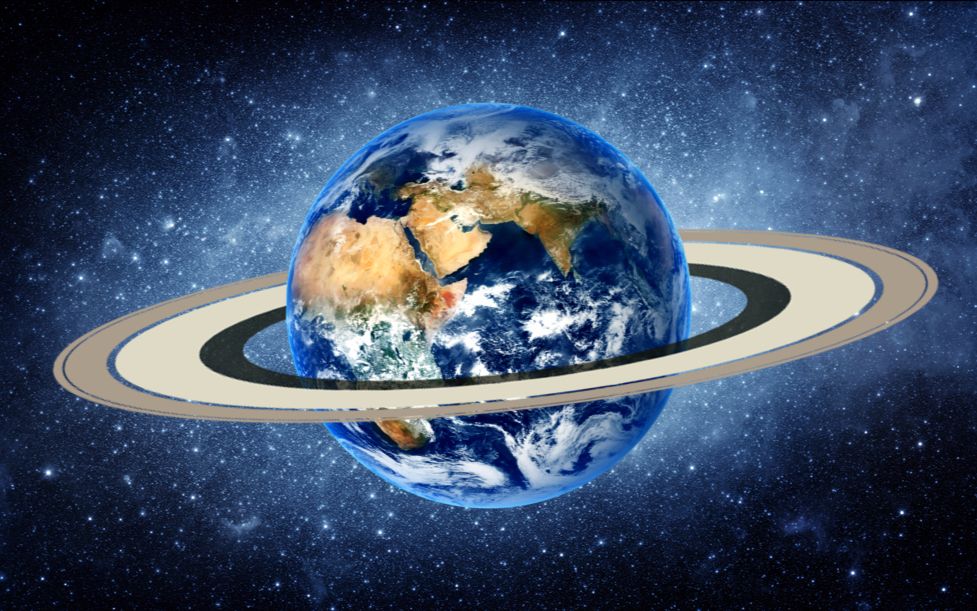 如果地球也有光环会怎样