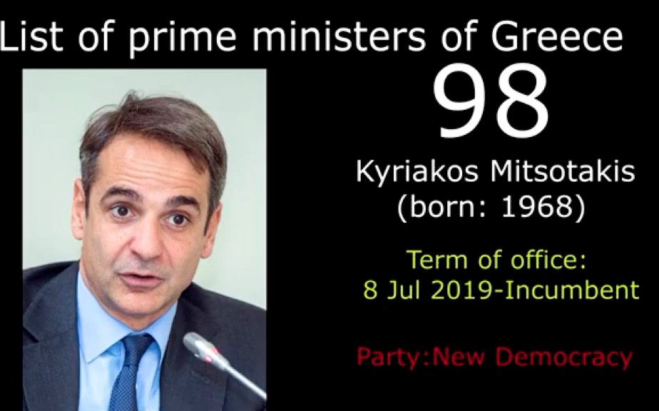 [图]希腊总理名单Prime Ministers of Greece