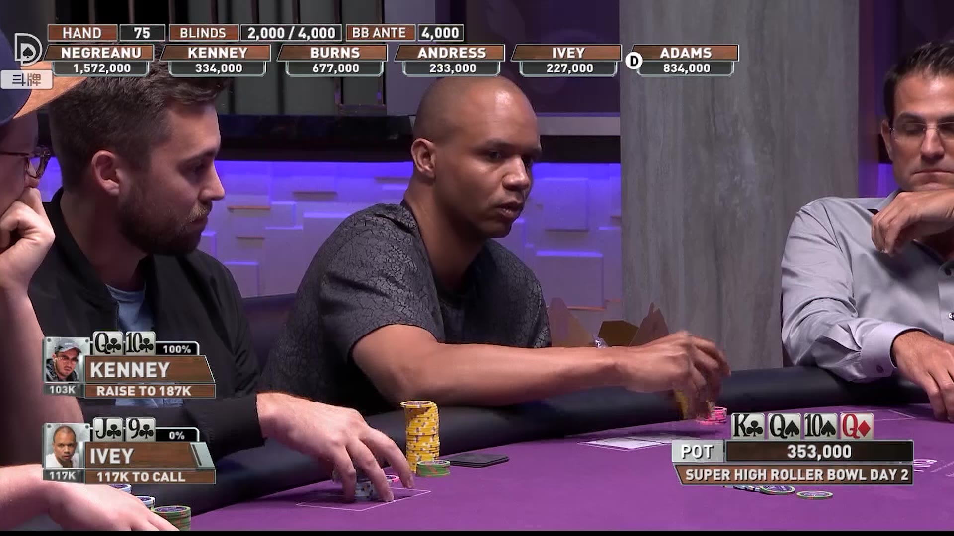 德州扑克每天一手牌2018超级碗赛事的精彩牌局三