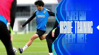 Download Video: 【Inside Training】对阵热刺赛前训练