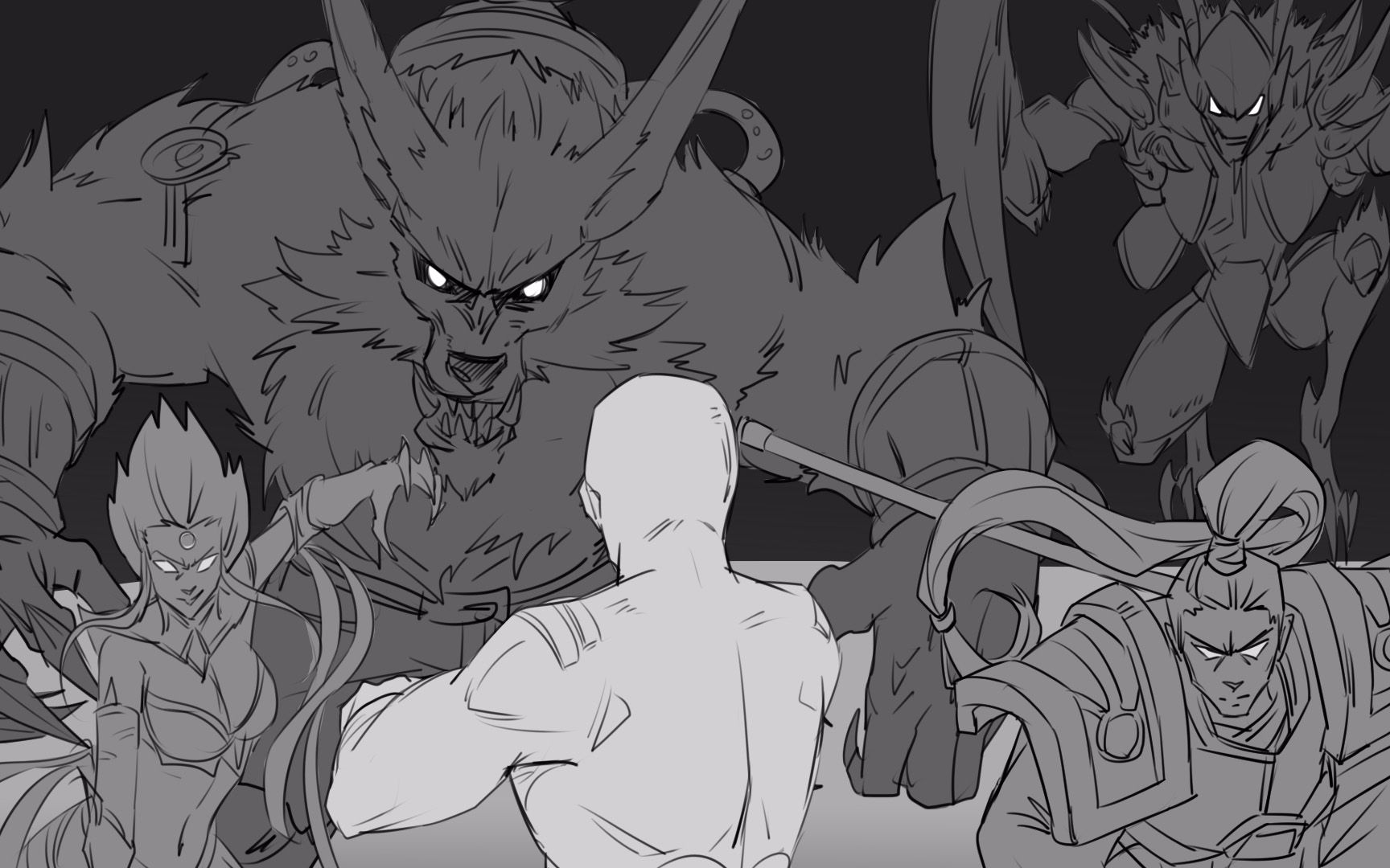 onepunchlee英雄联盟lolonepunchman神拳李青