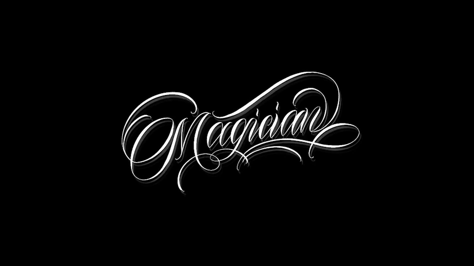 【花体字】magician【零基础学纹身】奇卡诺花体英文书写教程-字母