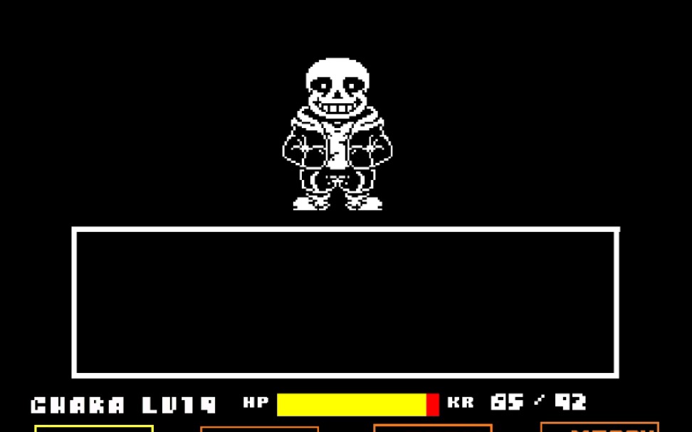 超难背叛者sans老版通关!