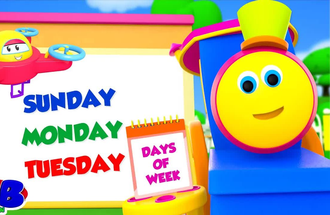 [图]Learn - Days Of The Week + More Educational Videos for Babies英文早教儿歌动画片