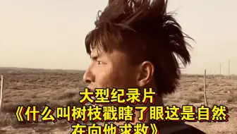 大型纪录片《什么叫树枝戳瞎了眼这是自然在向他求救》持续为您播出！