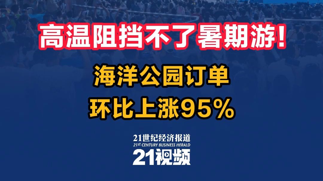 高温阻挡不了暑期游!海洋公园订单环比上涨95%哔哩哔哩bilibili