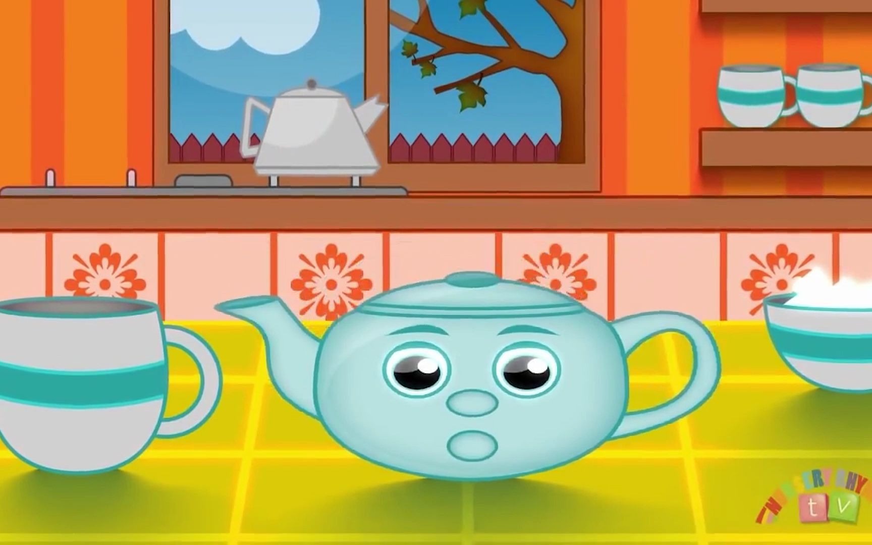 [图]英语儿歌-I am a Little Teapot-ENGLISH NURSERY RHYMES 高清经典英语儿歌